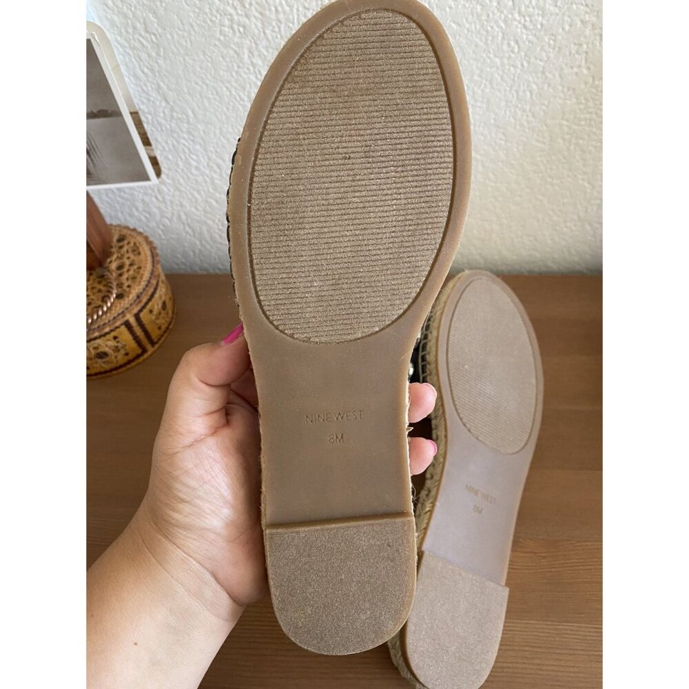 NWOT Nine West Espadrille Slide Sandals - Picture 5 of 7